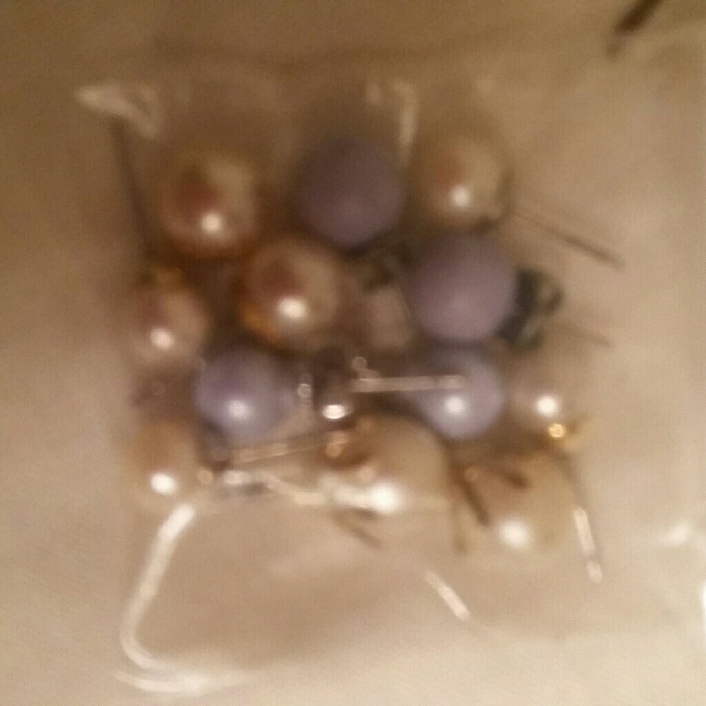 Pearl bead earings